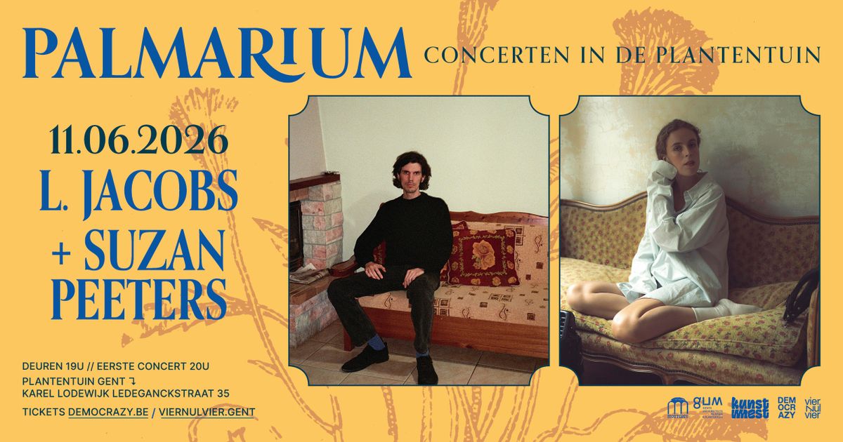 blickwinkel presents L. Jacobs + Suzan Peeters — PALMARIUM 2026